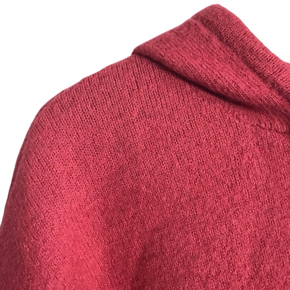 Nation LTD Small Berry Pink Jorjie Baby Alpaca Hooded Pullover Sweater Ultrasoft - Picture 7 of 9